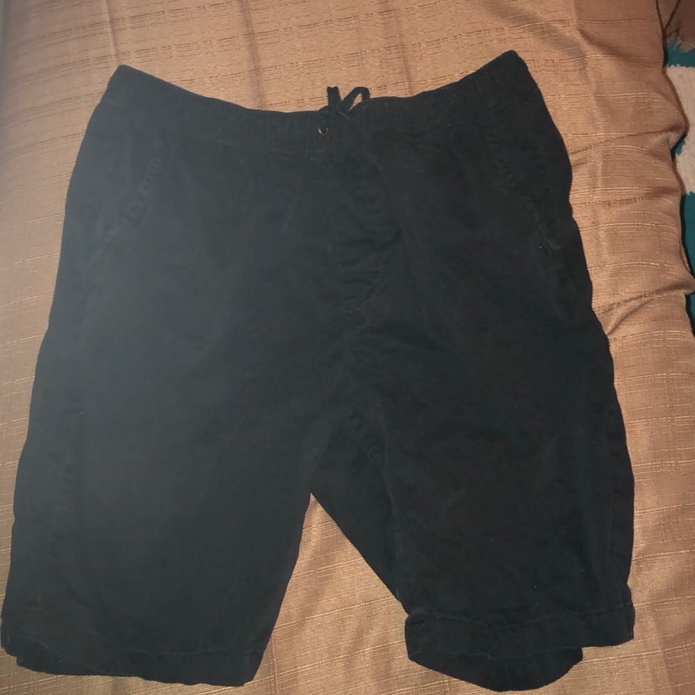 American Eagle Men’s Black Khaki drawstring short